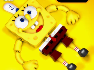 Flexi Print in place - SpongeBob STL 3D Print Model