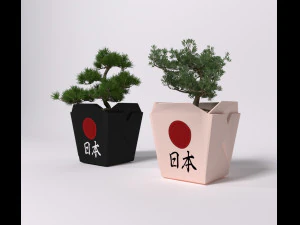 盆栽 3Dモデル