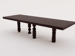 自动餐桌 3D 模型