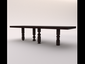 Automa dining table 3D Model