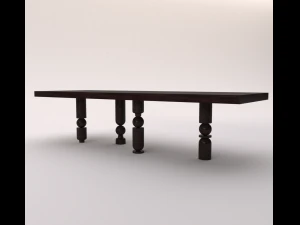 Automa dining table 3D Model