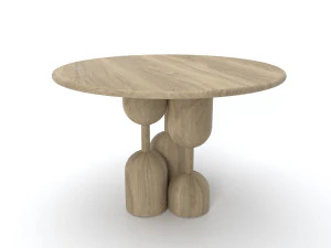 メサバオバテーブル 3Dモデル