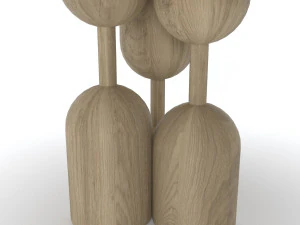 メサバオバテーブル 3Dモデル