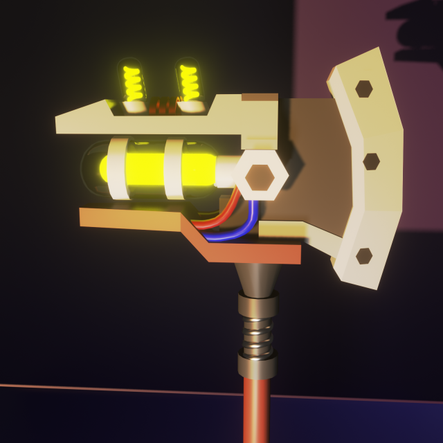 Glowing Axe 3D 3D Model .c4d .max .obj .3ds .fbx .stl .blend 