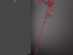 Red Scythe 3D 3D Модель