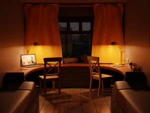 子供部屋 3Dモデル