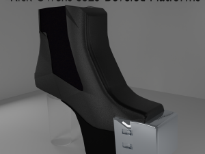 Rick Owens Beveled Kiss Boots 3D 3D Model