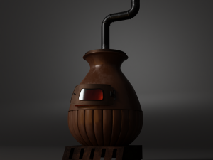 Stove bourgeois Modelo 3D