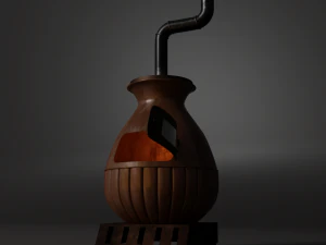 Stove bourgeois 3D Model