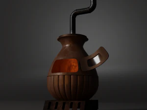 Stove bourgeois 3D Model