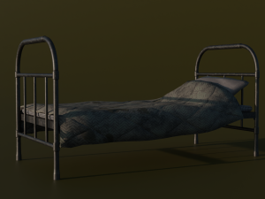 Bed 3D मॉडल