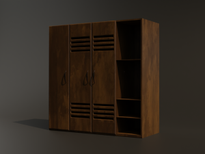 Wardrobe 3D मॉडल