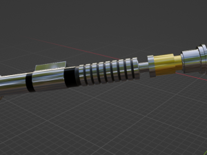 Obiwan ligthsaber model 3D 3D मॉडल