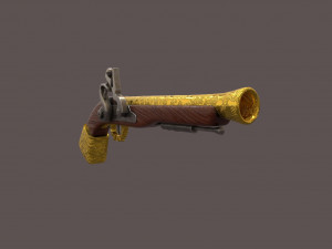 Pirate weapon 3D Model