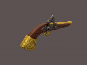 Pirate weapon 3D Model
