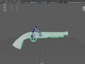 Pirate weapon 3D Model