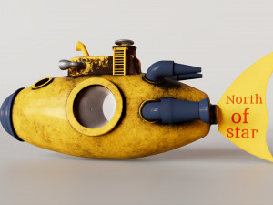 Toy submarine Model 3D