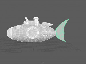 Toy submarine Model 3D