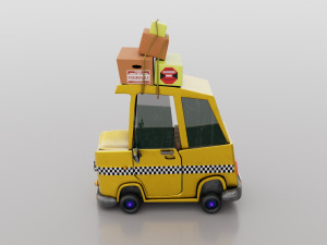 Taxicar Modello 3D