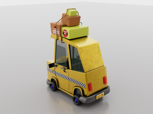Taxicar Modello 3D