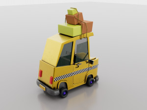 Taxicar Modello 3D