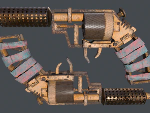 Зомби-револьвер 3D Модель