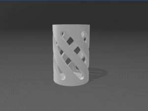 Twist shape Pencil Box 3D print 3D Print Model