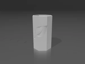 Jarr&oacute;n Oct&aacute;gono imprimible en 3D Modelo de impresión 3D