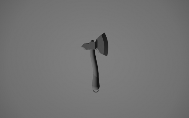Axe 3D Print 3D 打印模型 .c4d .max .obj .3ds .fbx .stl .blend 