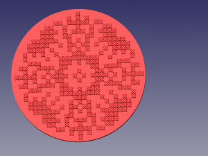 Embroidered patch with the coded word Glory to Heroes 3D 打印模型