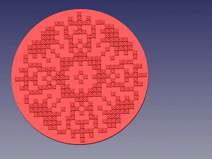 Embroidered patch with the coded word Glory to Heroes 3D Print Model