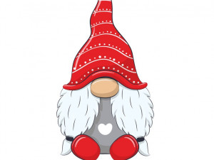 Silicone molded model For making silicone molds christmas gnome 3D Print Model