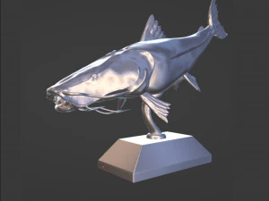 TROF&Eacute;U PEIXE SURUBI Modelo de Impressão 3D