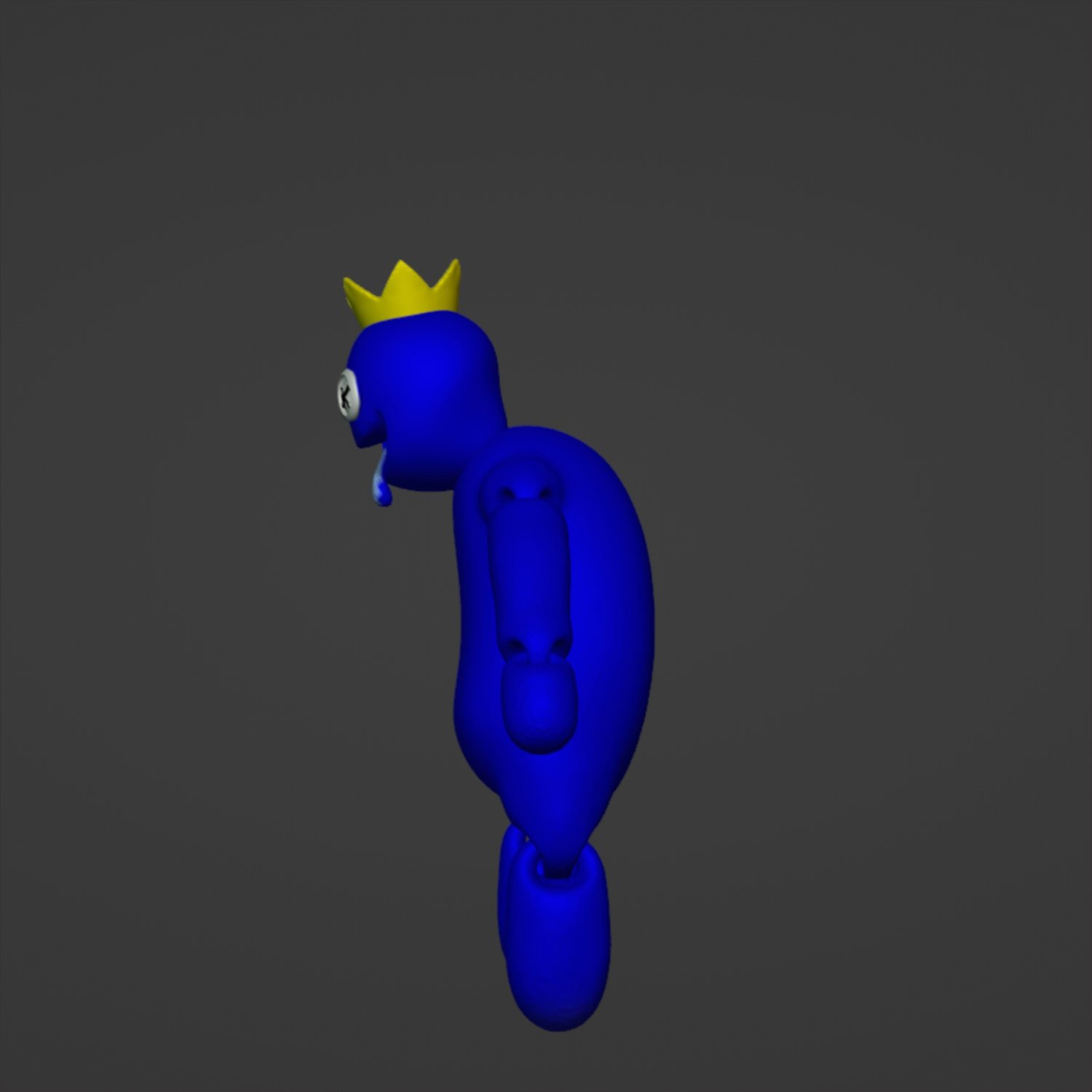 BLUE RAINBOW FRIENDS 3D Print Model in Child 3DExport