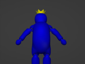 Rainbow friends blue flexy 3D Принт Модель