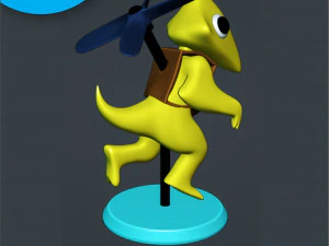 YELLOW RAINBOW FRIENDS 3D Print Model