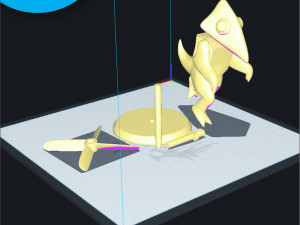 YELLOW RAINBOW FRIENDS 3D Baskı Modeli