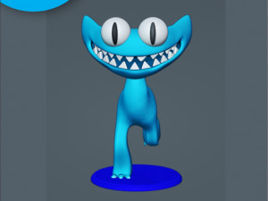 Blue from rainbow friends (rigged) - Download Free 3D model by yes  [c053ca2] - Sketchfab