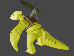 YELLOW RAINBOW FRIENDS ARTICULADO 3D प्रिंट मॉडल