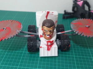 WC SKIBIDI - SERRA DE CARROS Modelo de Impressão 3D