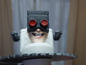 SKIBIDI TOILET - CAMERAMAN SAW 3D Print Model