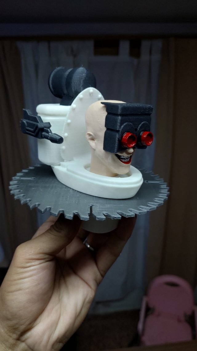SKIBIDI TOILET - CAMERAMAN SAW 3D Print Model in Monsters