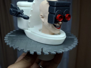 SKIBIDI TOILET - CAMERAMAN SAW 3Dプリントモデル