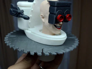SKIBIDI TOILET - CAMERAMAN SAW 3D Print Model