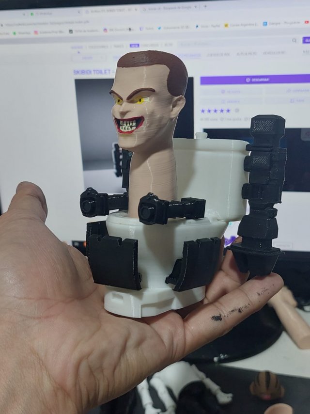 SKIBIDI TOILET - JEFE TITAN 3D model 3D printable