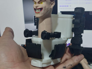 SKIBIDI TOILET - JEFE TITAN 3Dプリントモデル