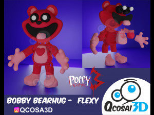 BOBBY BEARHUG FLEXY 3D-Modell