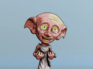 Dobby Chibi 3D Print Model