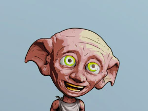 Dobby Chibi 3D Print Model