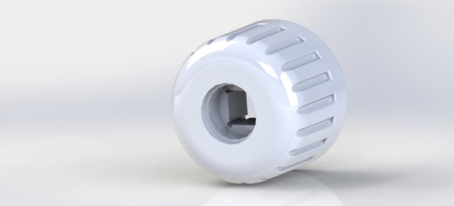 Alfa Laval MIB303 Knob 3D Модель .c4d .max .obj .3ds .fbx .stl .blend